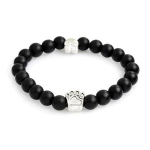 Natural Stone Paw Bracelet